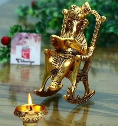 Golden Lord Ganesha Statue: Wisdom in Motion